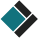Bullet with Teal and Black Squares and Rectangles
